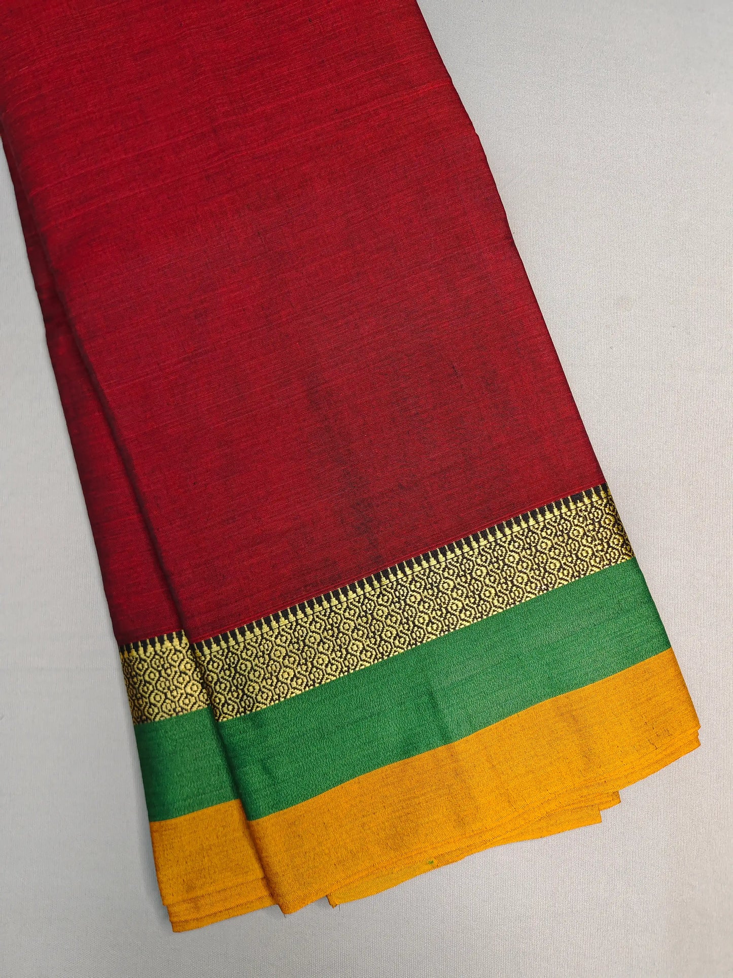 Orange Pure Cotton Premium & Elegant Saree For Women