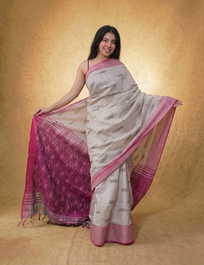 Flint & Fuchsia Ikat