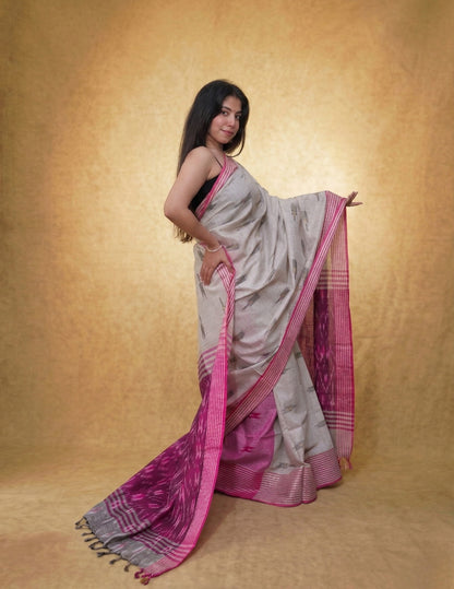 Flint & Fuchsia Ikat