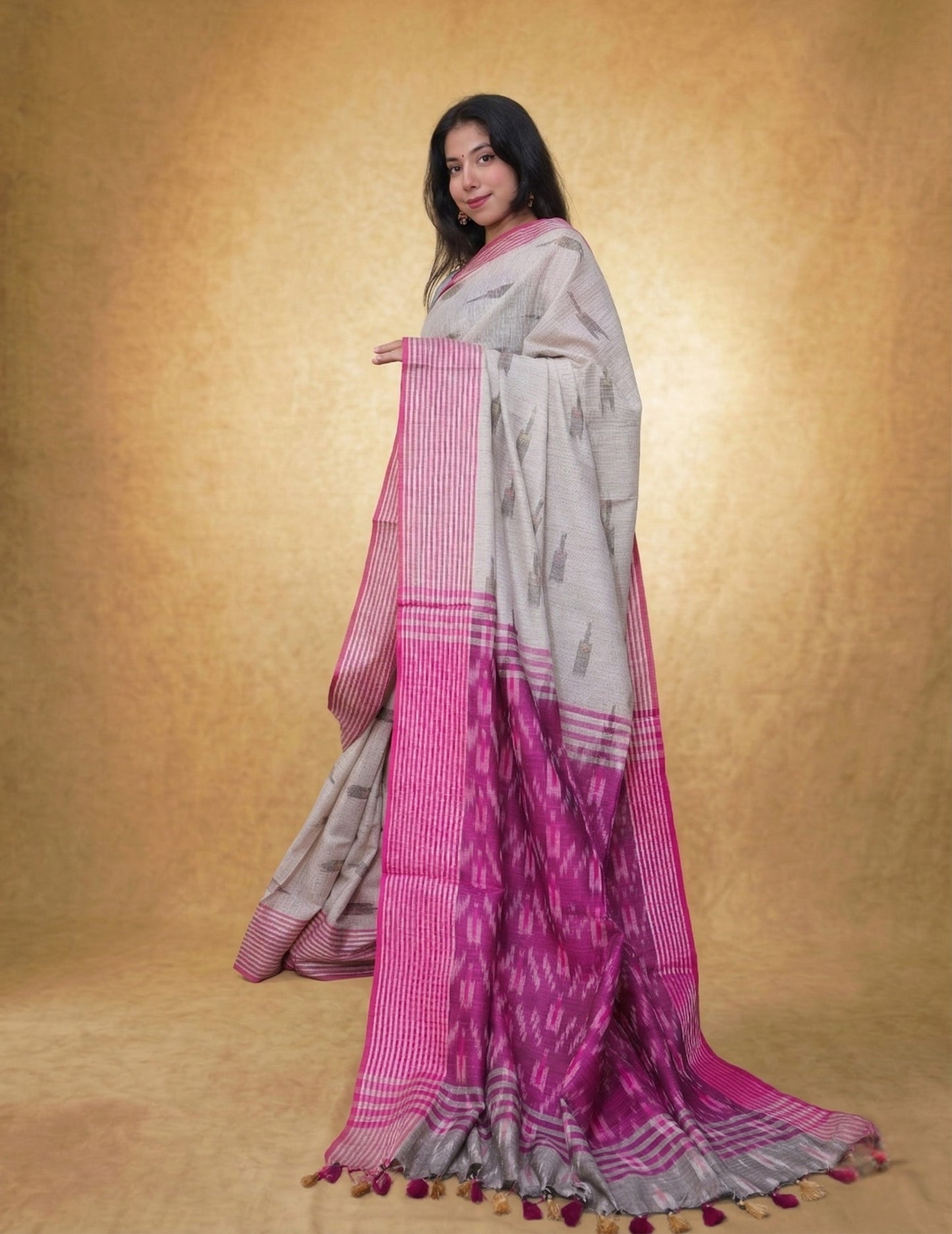 Flint & Fuchsia Ikat