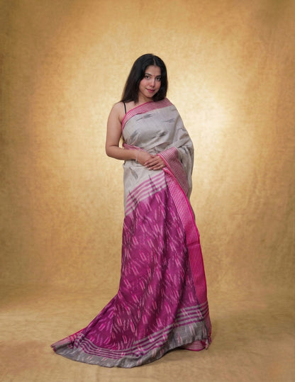 Flint & Fuchsia Ikat