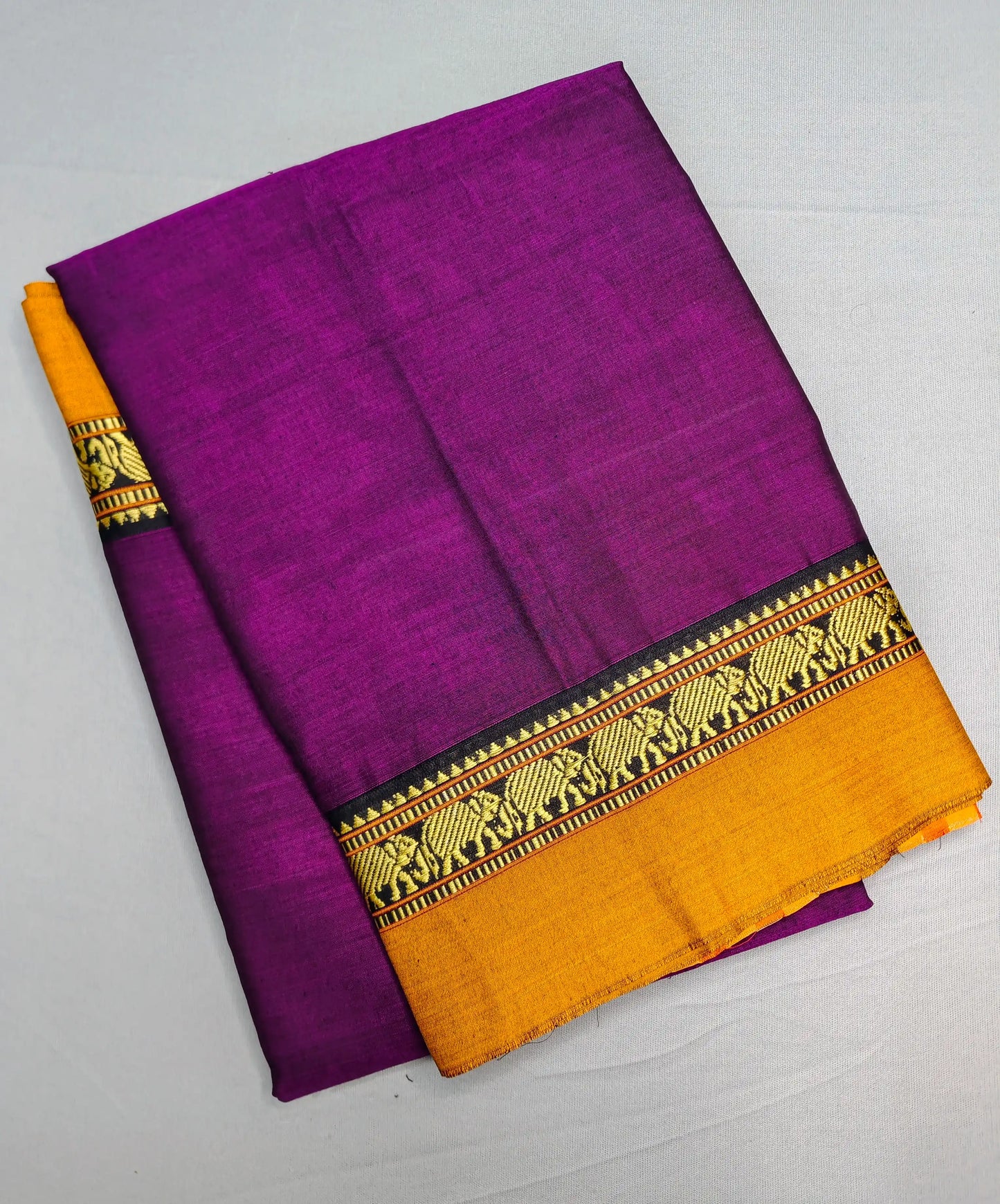 Beige Pure Cotton Premium & Elegant Saree For Women