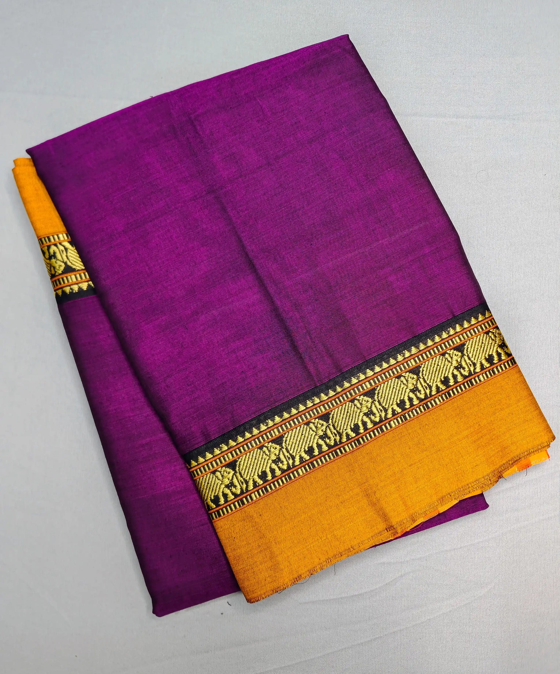 Beige Pure Cotton Premium & Elegant Saree For Women