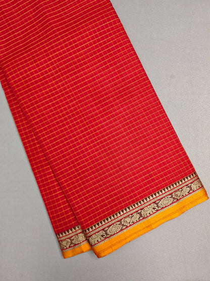 Maroon Pure Cotton Premium & Elegant Saree For Women