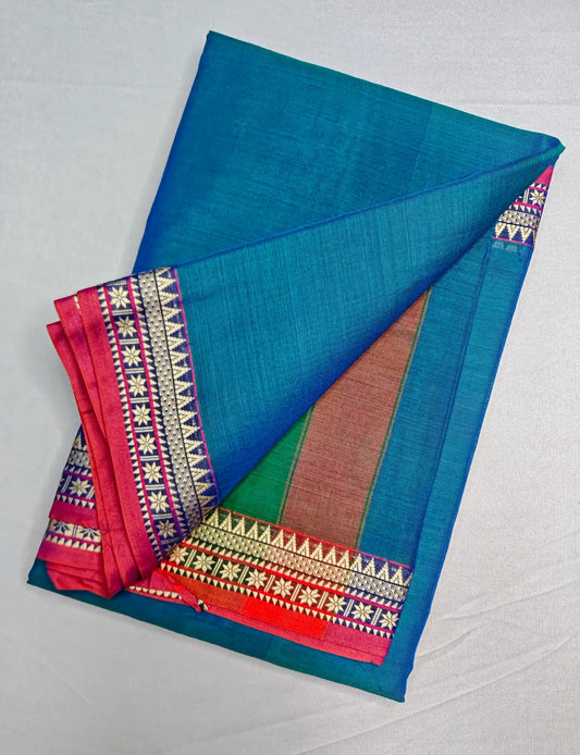 Green Pure Cotton Premium & Elegant Saree For Women
