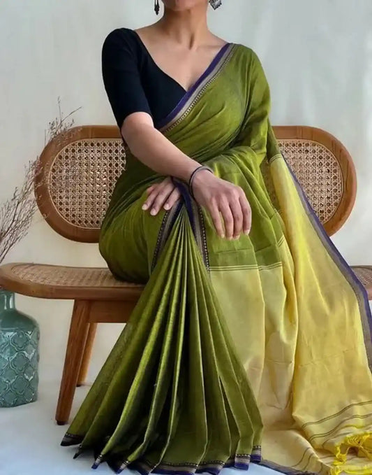 Mehandi  Naraynpet Pure Cotton Saree