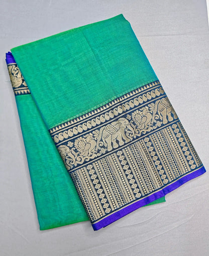 Brick Red Pure Cotton Premium & Elegant Saree For Women