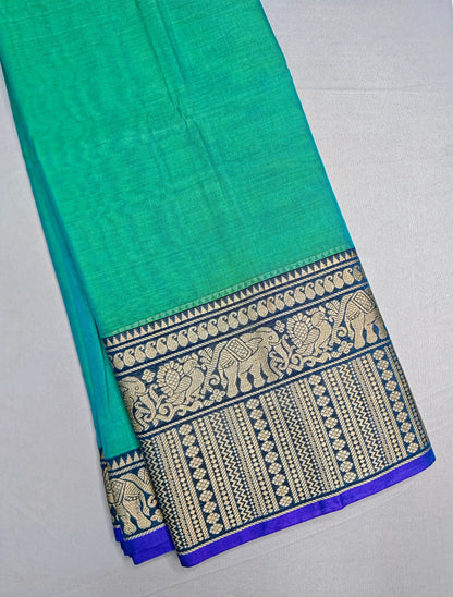 Brick Red Pure Cotton Premium & Elegant Saree For Women