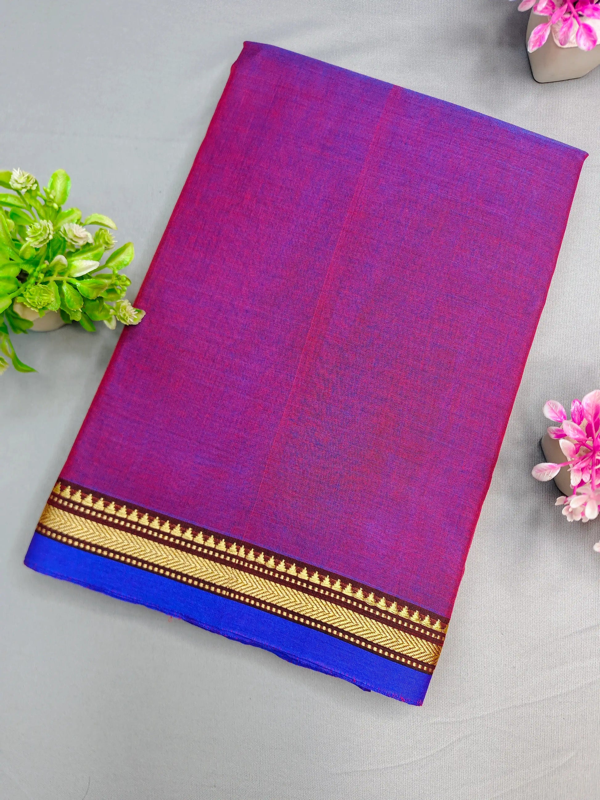 Beige Pure Cotton Premium & Elegant Saree For Women