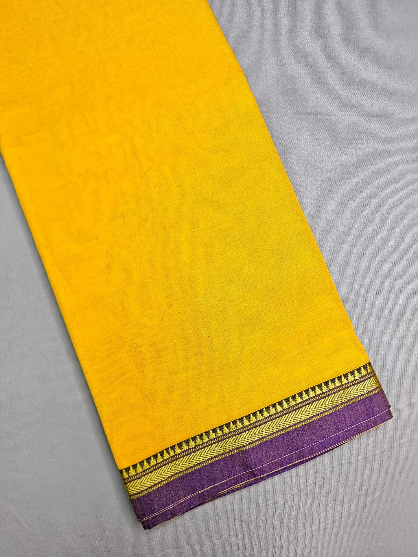 Deep Gold Pure Cotton Premium & Elegant Saree For Women