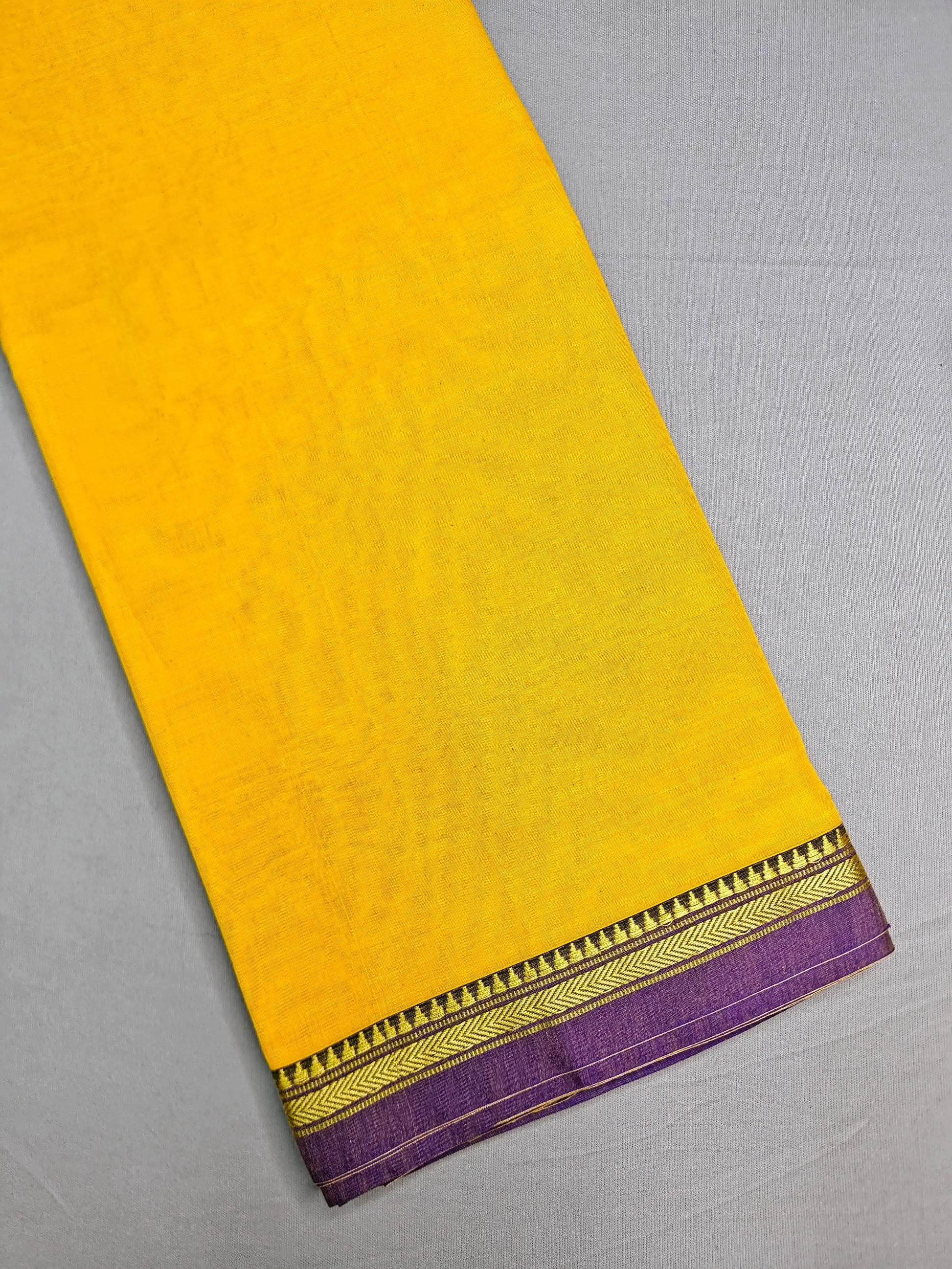 Deep Gold Pure Cotton Premium & Elegant Saree For Women