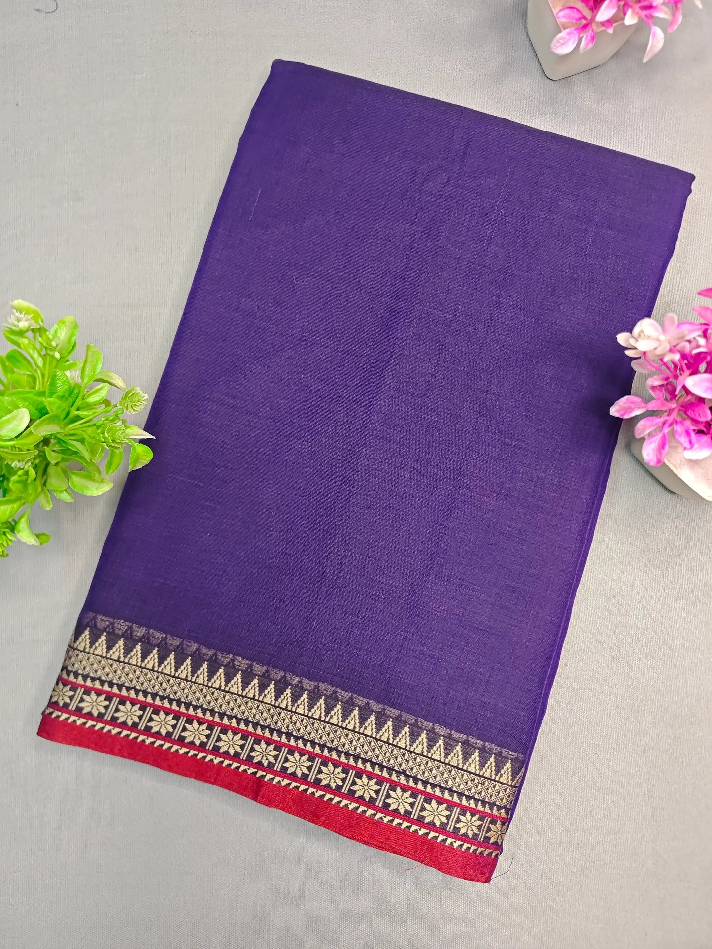 Black Pure Cotton Premium & Elegant Saree For Women
