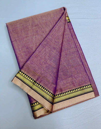 Bottle Green Pure Cotton Premium & Elegant Saree For Women