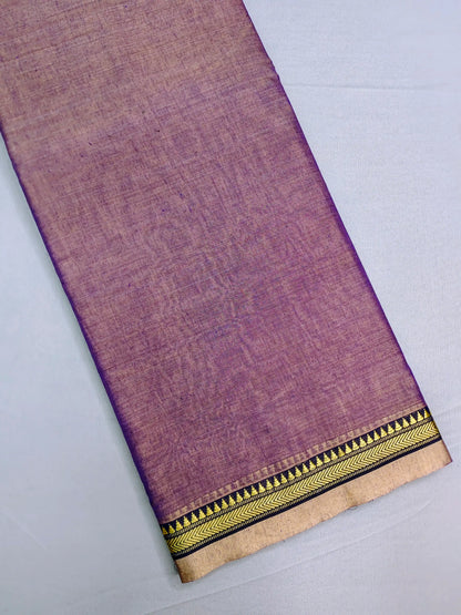 Bottle Green Pure Cotton Premium & Elegant Saree For Women