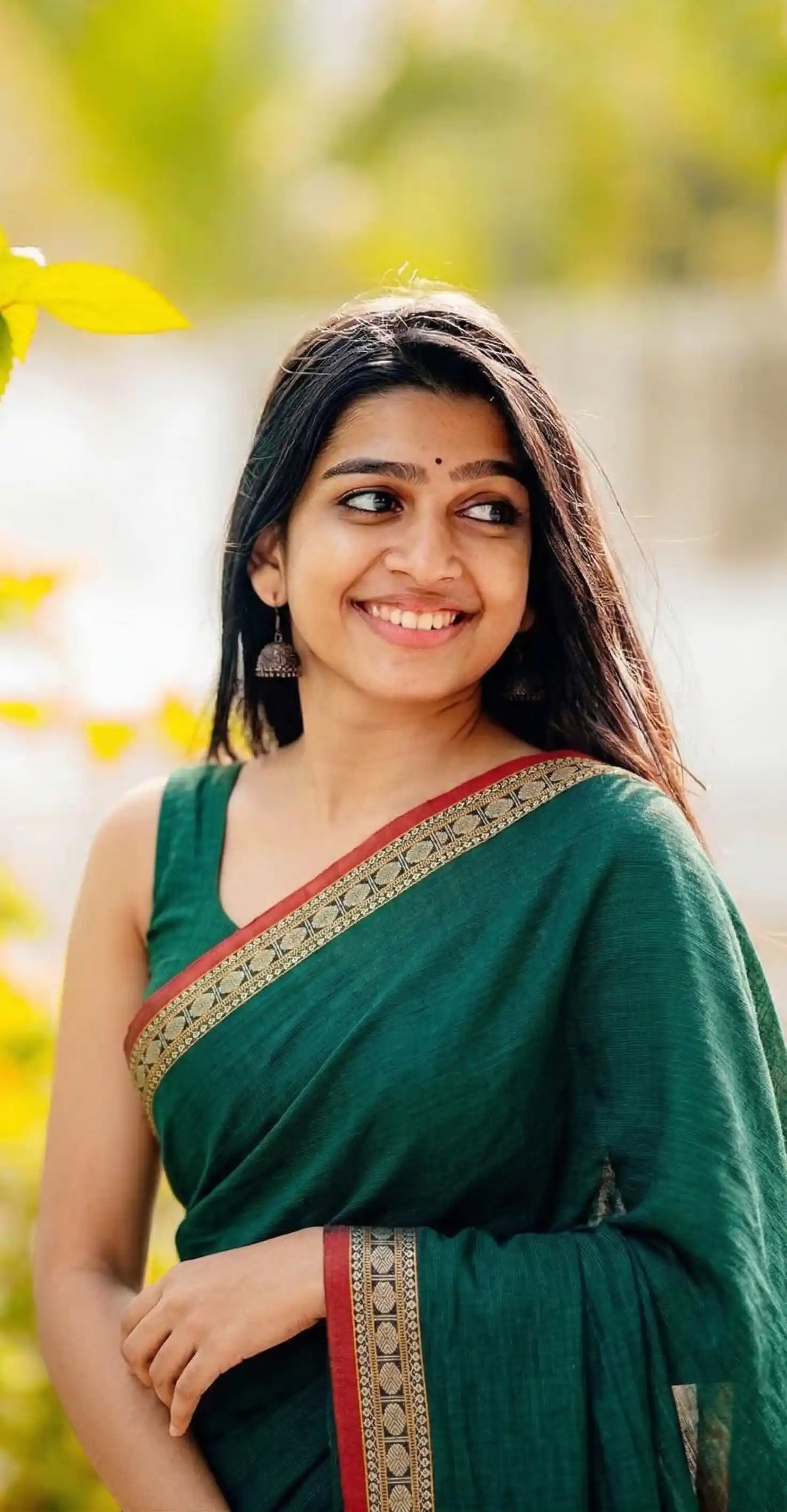Shraddha Green Narayan Pet Pure Cotton Saree