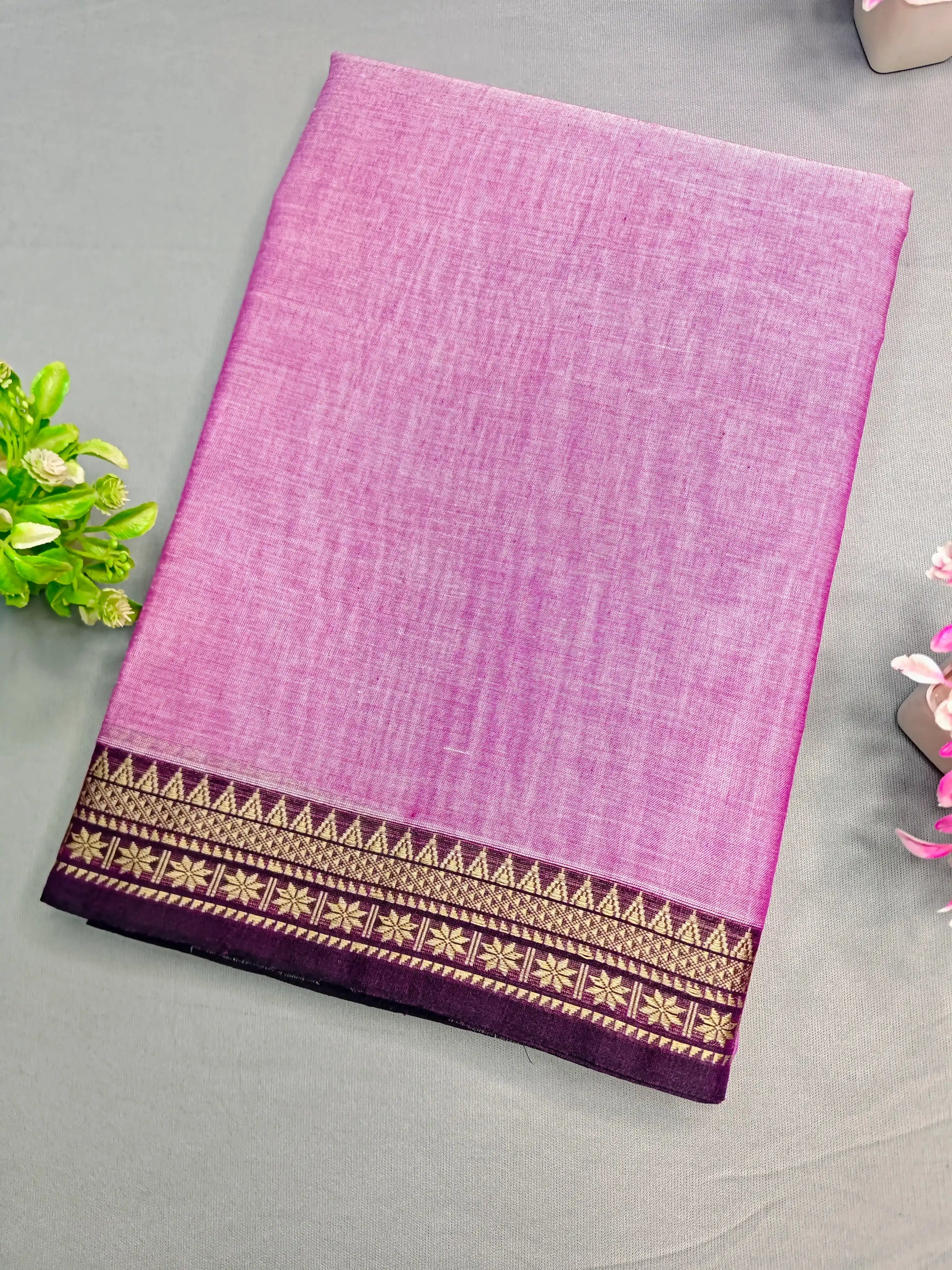 Rama Pure Cotton Premium & Elegant Saree For Women