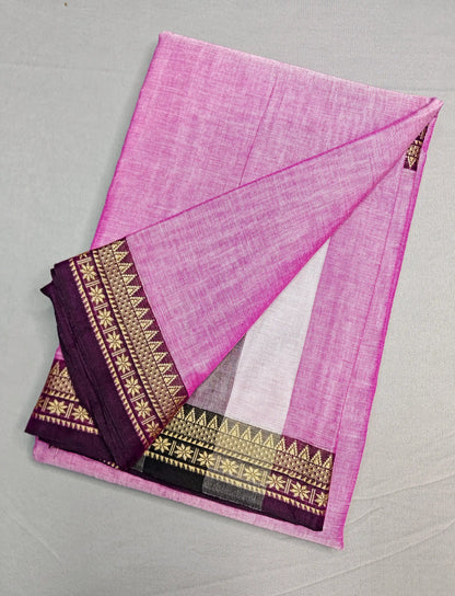 Rama Pure Cotton Premium & Elegant Saree For Women