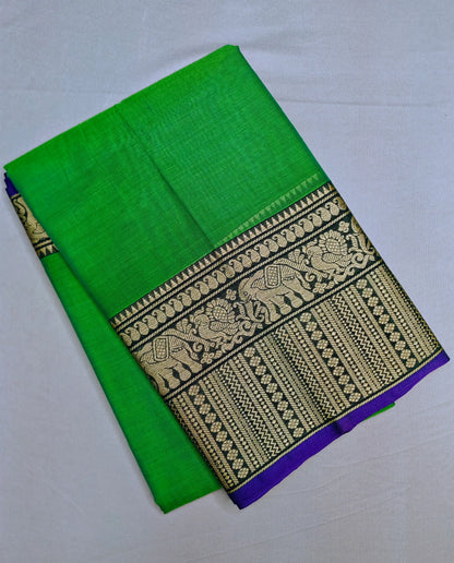 Lavender Pure Cotton Premium & Elegant Saree For Women