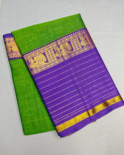 Creamy Pure Cotton Premium & Elegant Saree For Women