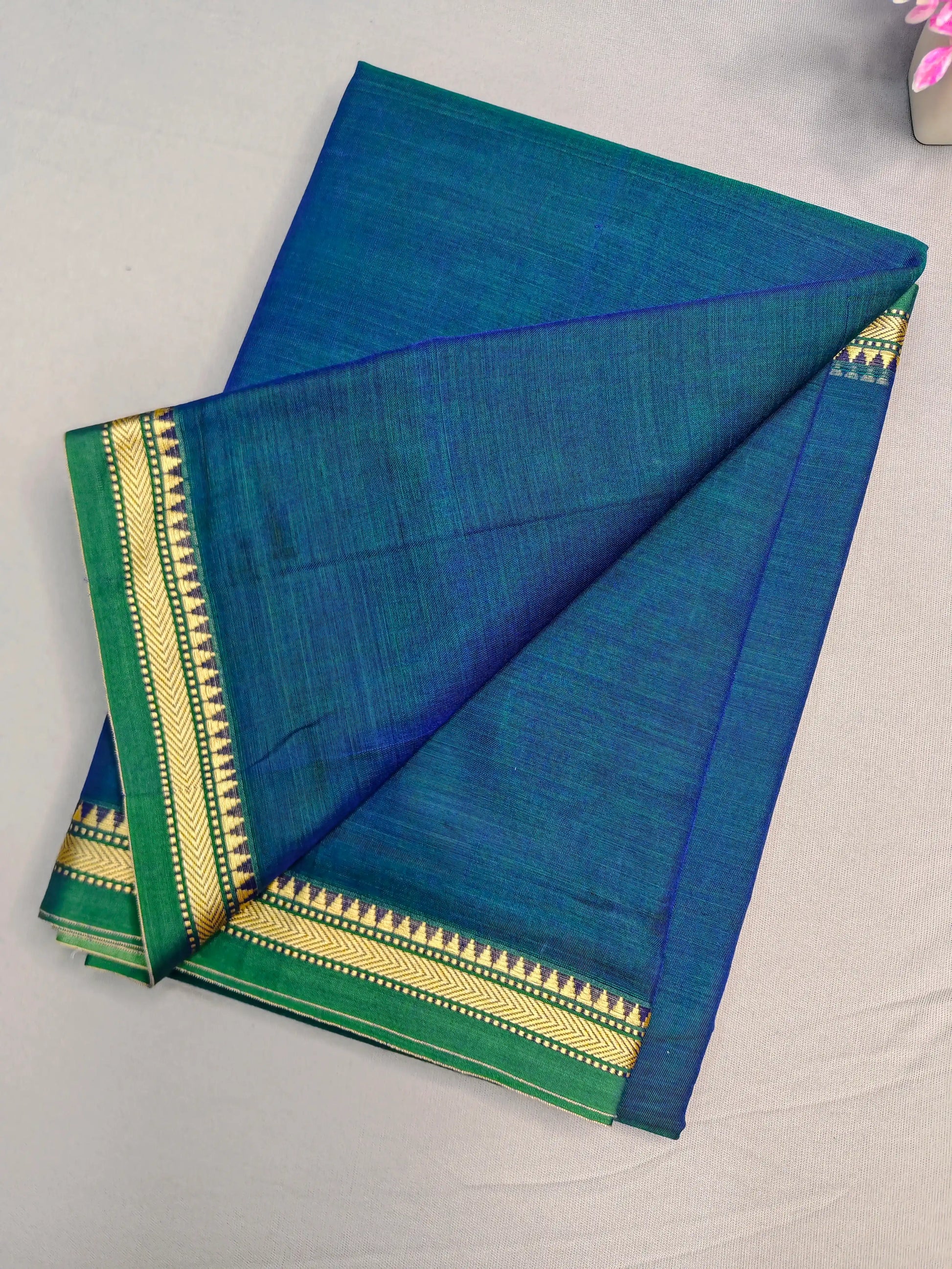 Orange Pure Cotton Premium & Elegant Saree For Women