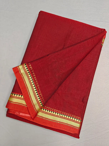Seaweed Green Pure Cotton Premium & Elegant Saree For Women