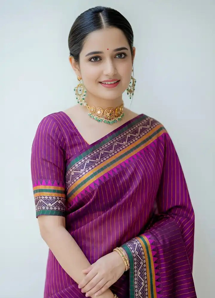Narayan Pet Pure Cotton Saree