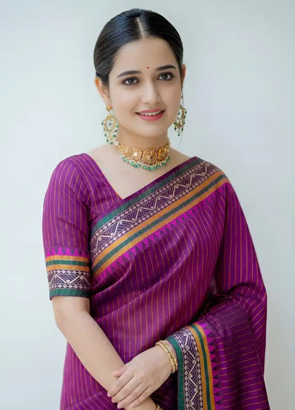 Narayan Pet Pure Cotton Saree