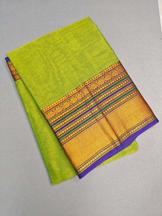Multi Colored Pure Cotton Premium & Elegant Saree For Women