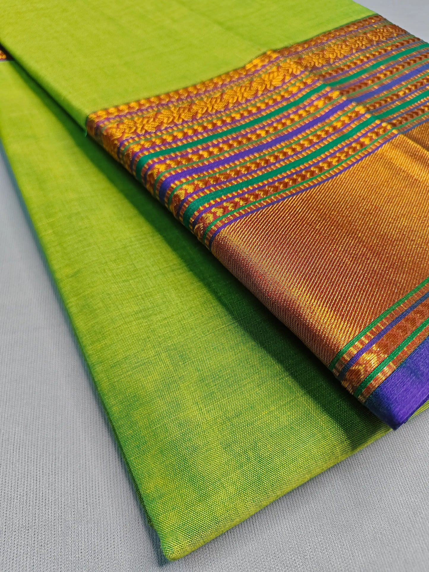 Multi Colored Pure Cotton Premium & Elegant Saree For Women