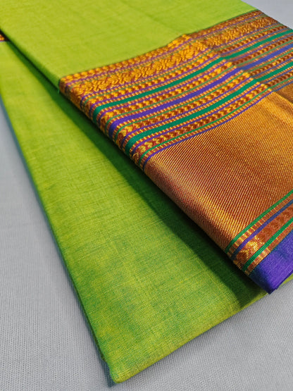 Multi Colored Pure Cotton Premium & Elegant Saree For Women